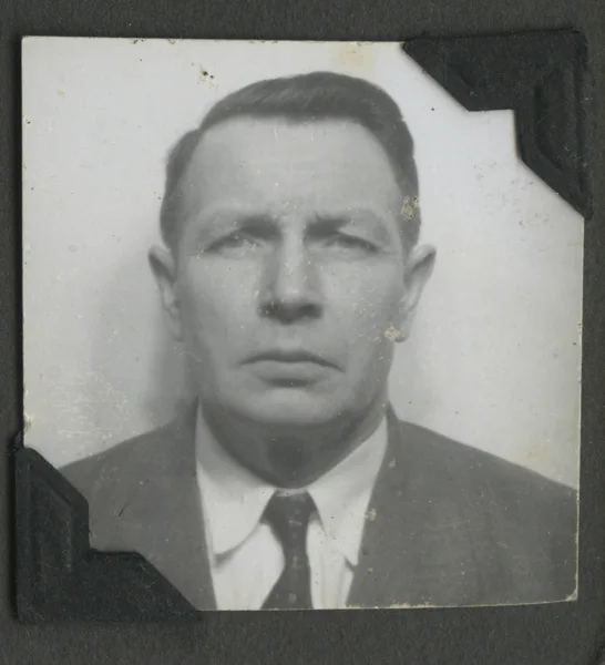 Passport portrait 3. Family archive. Exact photograph date not established.