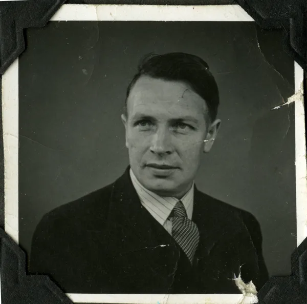 Passport portrait 4. Family archive. Exact photograph date not established.