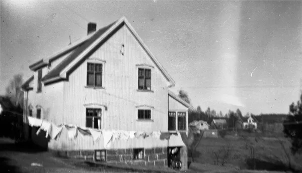 Sandefjord home, view 2. Family archive. Exact photograph date not established.