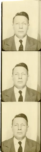 Passport portrait strip 5. Family archive. Exact photograph date not established.