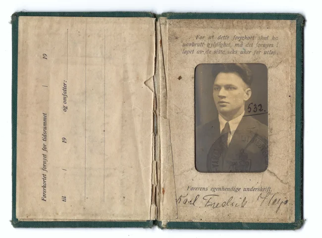 Portrait and signature