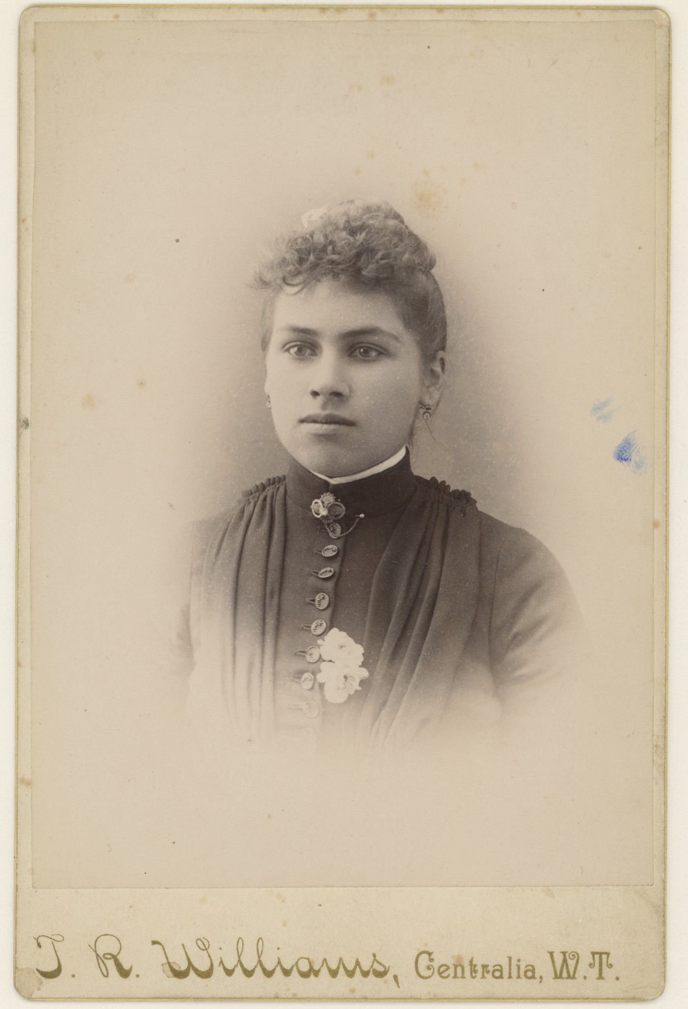 Selma Hilpert Pitzer, about 1890.
