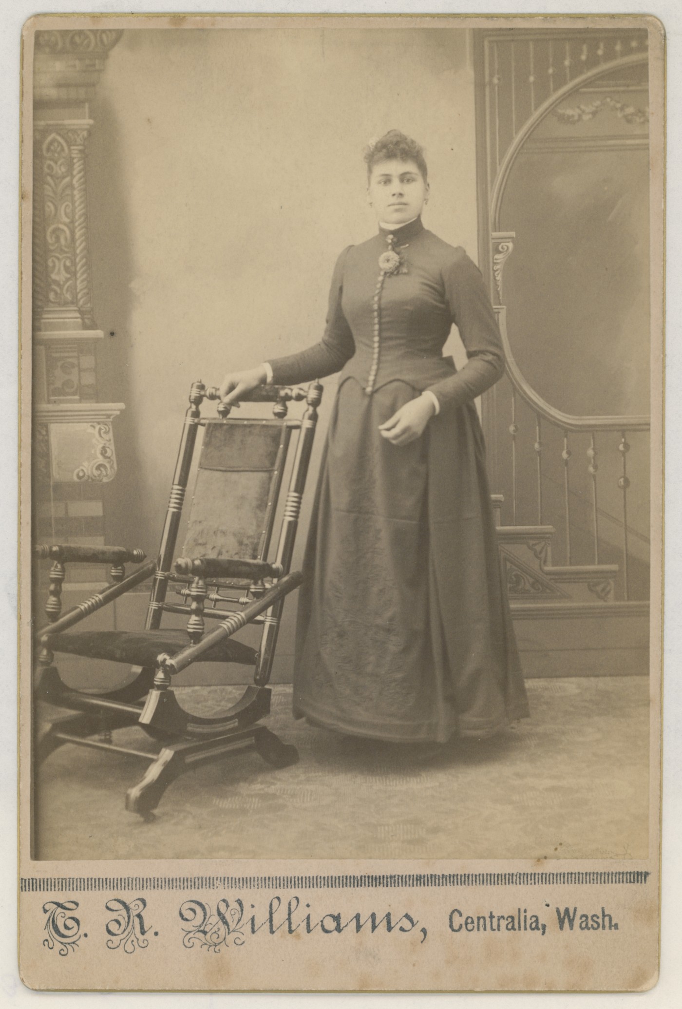 Selma Hilpert Pitzer, about 1890.