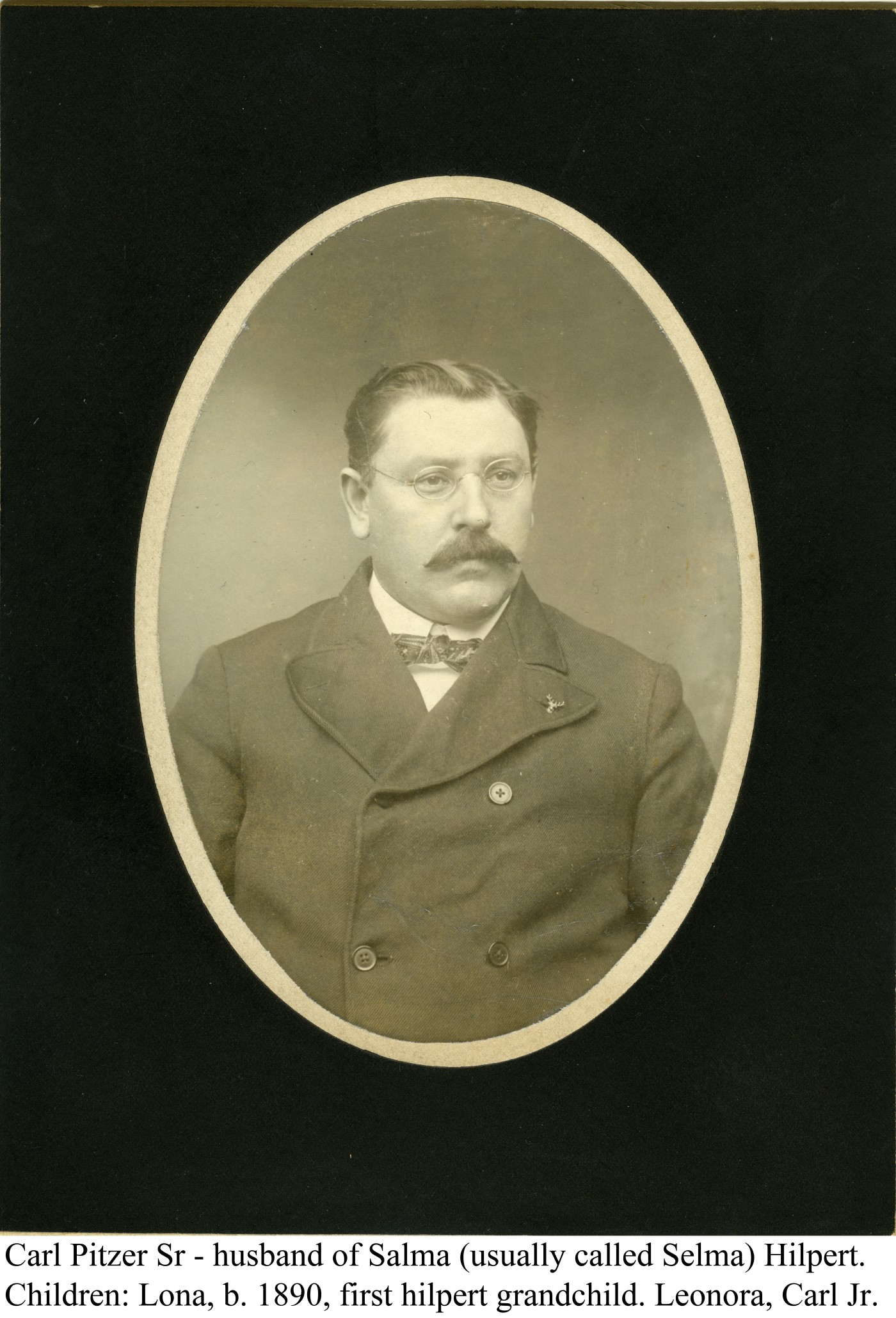 Carl Pitzer Sr., Selma’s first husband.