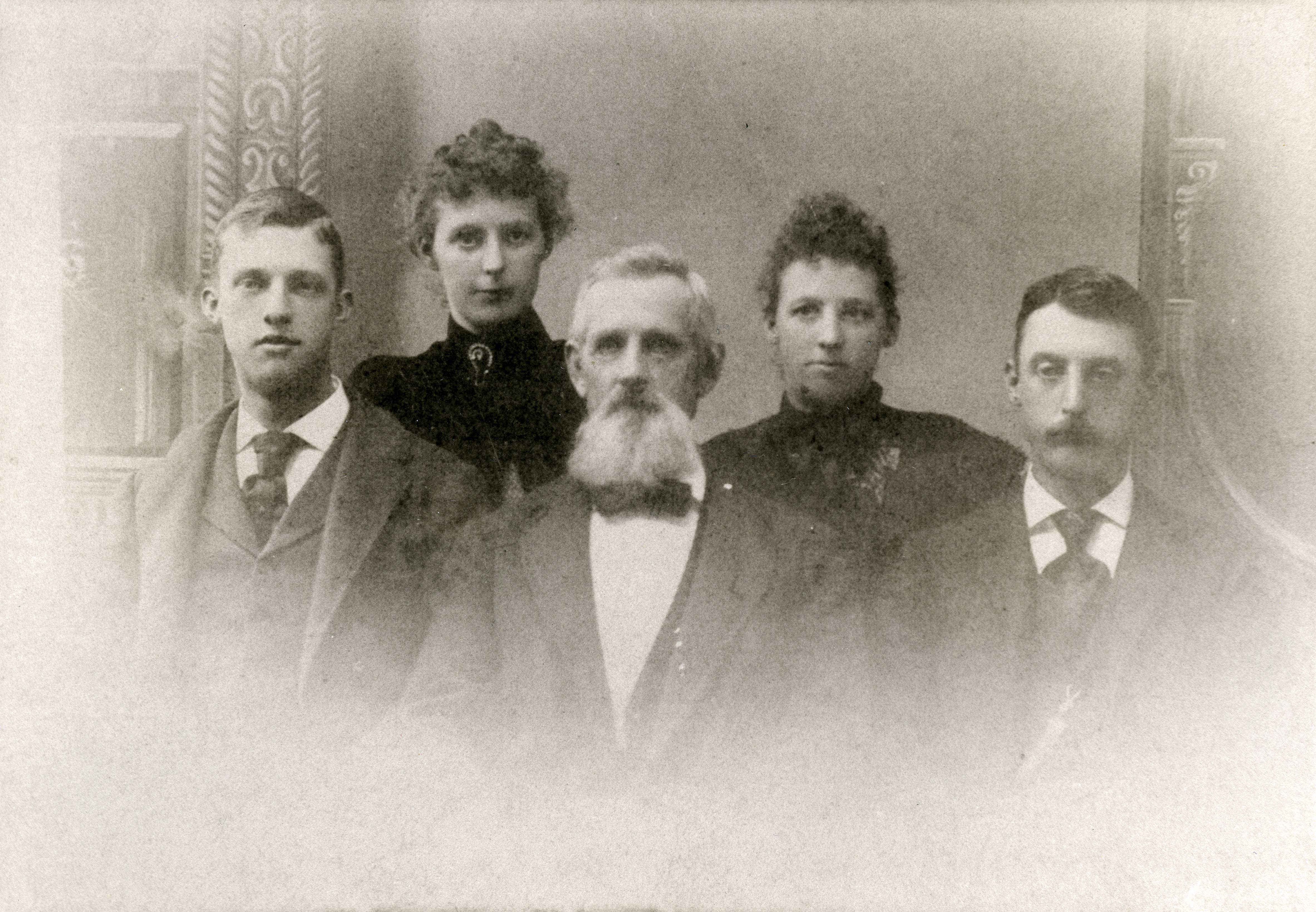 The Townsend family, about 1896